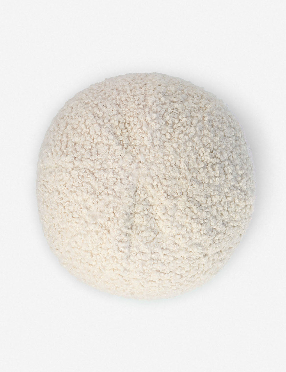 Lulu and Georgia Bouclé Ball Pillow - Thumbnail 3