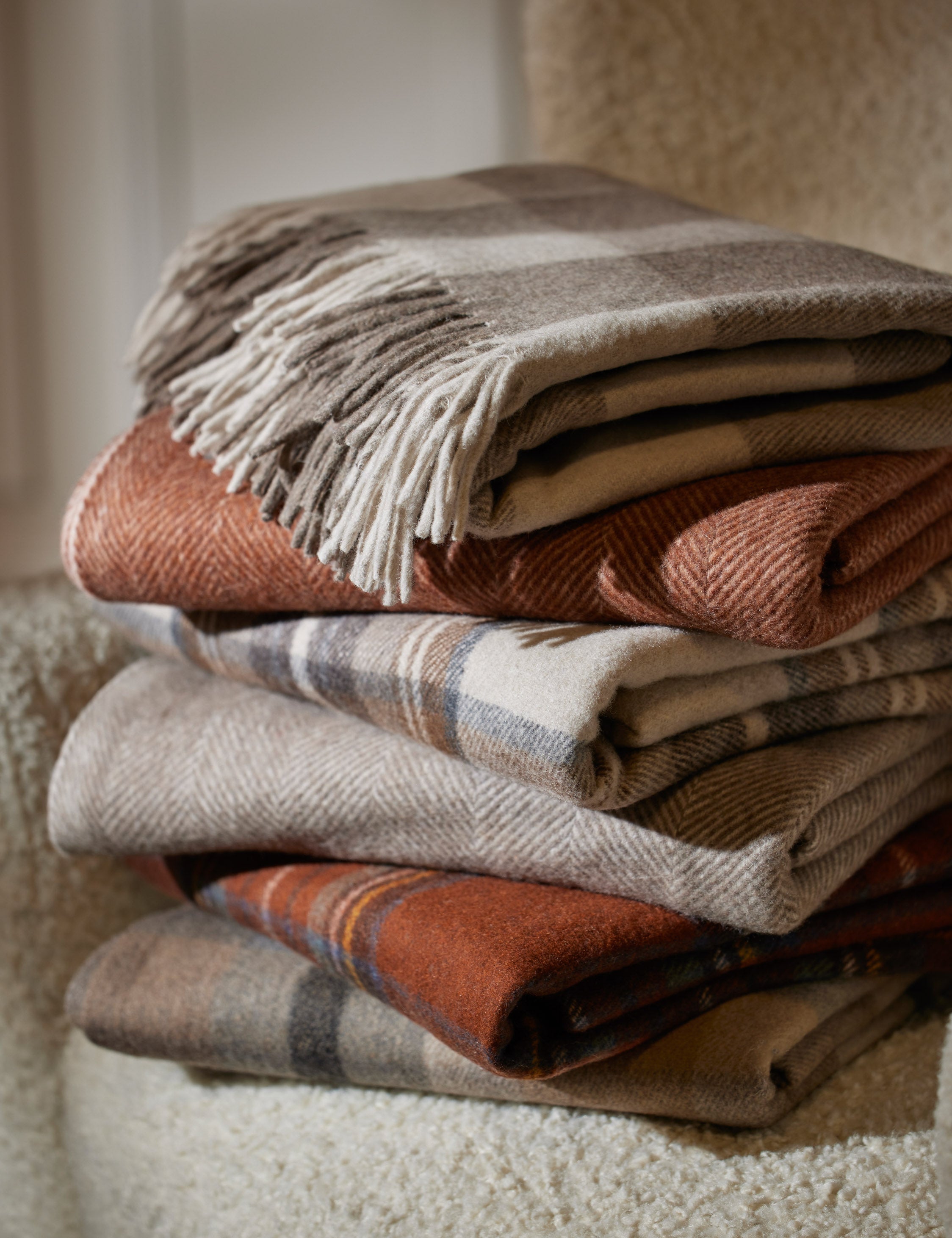 Recycled Wool Throw - Thumbnail 3