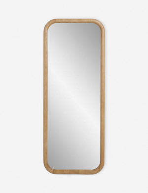 Bourdon Full Length natural ash wood Mirror with rounded edges
