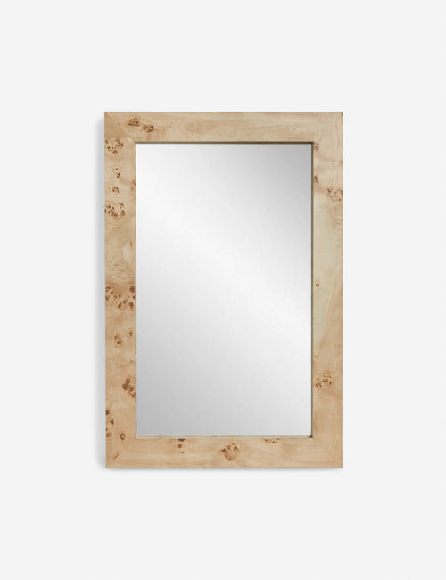 | Bree Burl Wood Rectangular Mirror