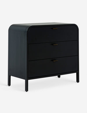 black three drawer dresser Giantex Small 3-Drawer for Bedroom The drawers on this chest of drawers extend 19 cm Brooke 3-Drawer Dresser in Natural