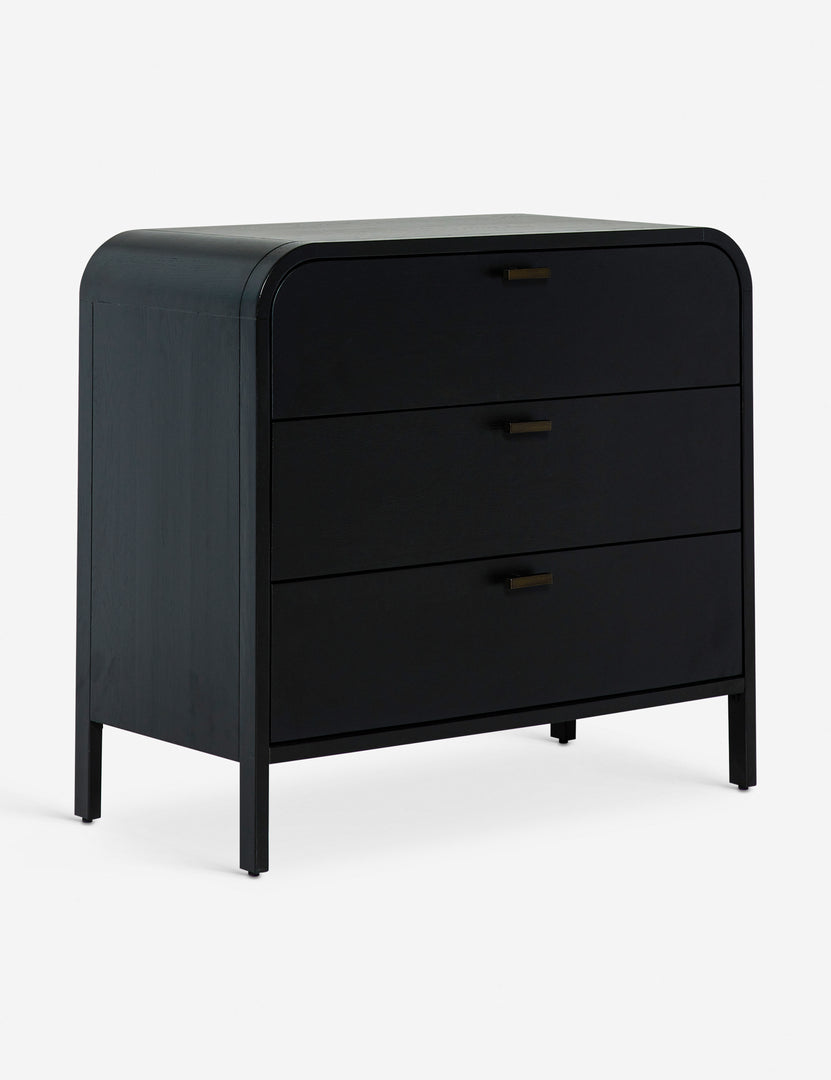 Brooke Curved 3-Drawer Oak Dresser Brooke Curved 3-Drawer Oak Dresser