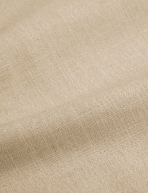 The Natural Linen fabric on the Deva platform bed