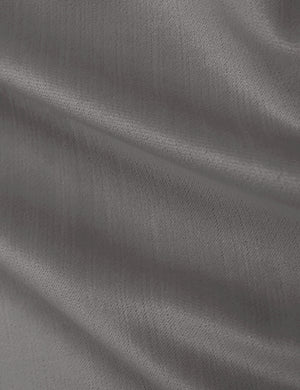 The Steel Velvet fabric on the Deva platform bed