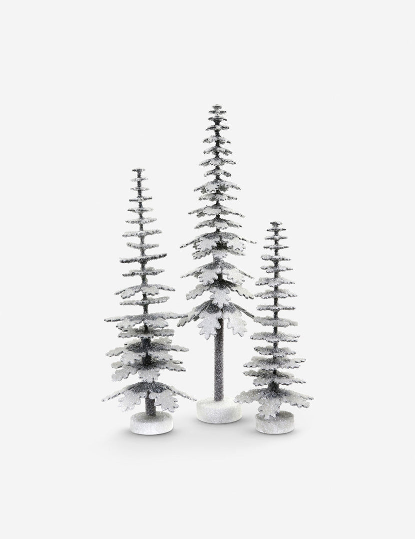 Snowy Conifer Trees (Set of 3) by Cody Foster and Co