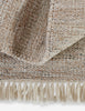 Maxi Monochromatic Fringed Indoor/Outdoor Rug