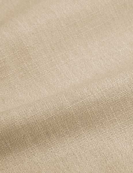 #color::natural-linen #size::twin #size::full #size::queen #size::king #size::cal-king | The Natural Linen fabric on the Bailee platform bed