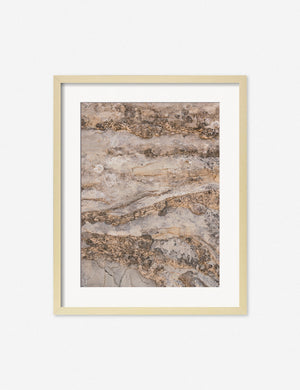 Desert Layers Photography Print in a natural frame