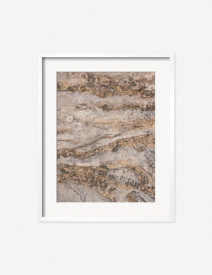 Desert Layers Photography Print in a white frame