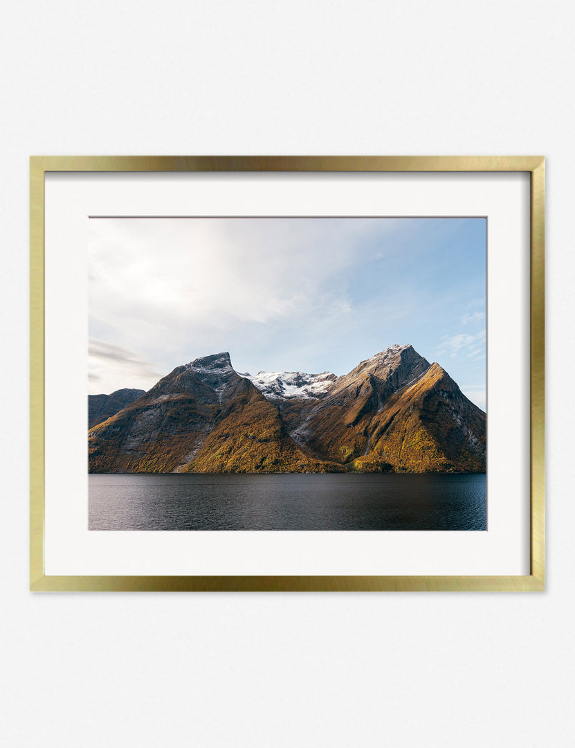 #size::8--x-10- #size::16--x-20- #size::24--x-30- #size::135--x-155- #size::215--x-255- #size::295--x-355- #frame-option::framed #color::gold | Fjords Photography Print in a gold frame