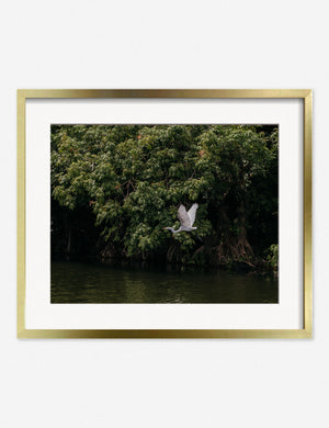 Lake Nicaragua Photography Print in a golden frame
