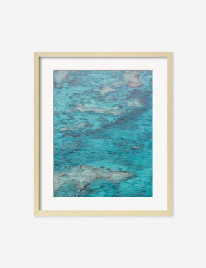 Turks & Caicos Photography Print in a natural frame
