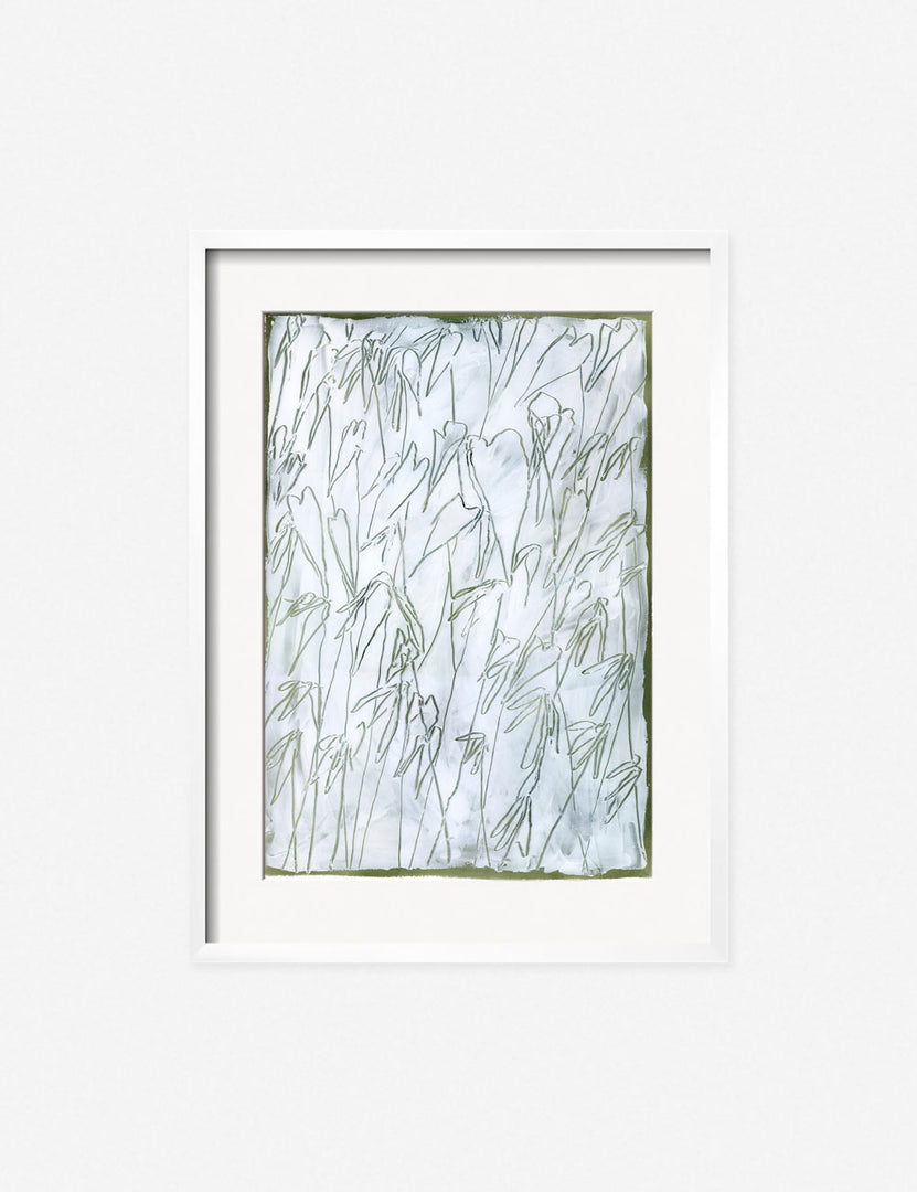#color::white #frame-option::framed #size::23--x-29- #size::14--x-17- #size::17--x-23- #size::29--x-37- #size::35--x-45- #size::41--x-53- | Carved Botanical Wall Art in a white frame