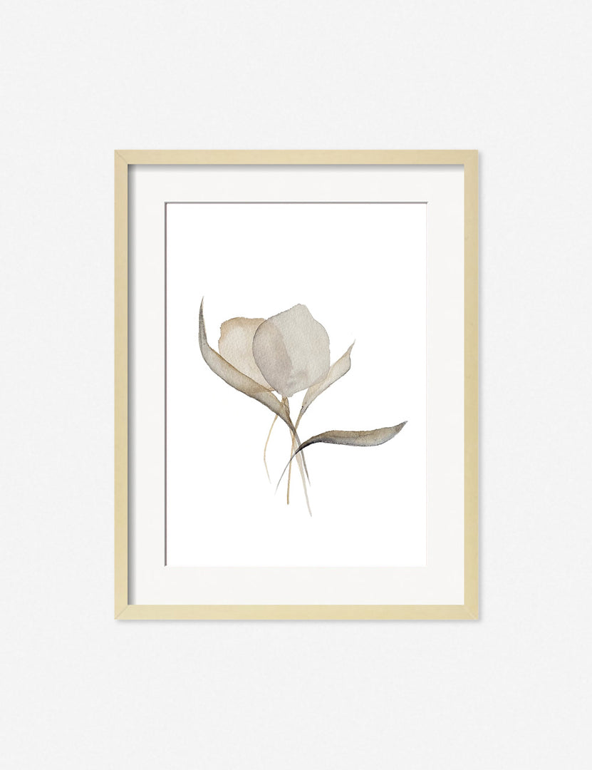 #color::natural #frame-option::framed #size::23--x-29- #size::14--x-17- #size::17--x-23- #size::29--x-37- #size::35--x-45- | Pale Bouquet Print in a natural frame by Céline Nordenhed