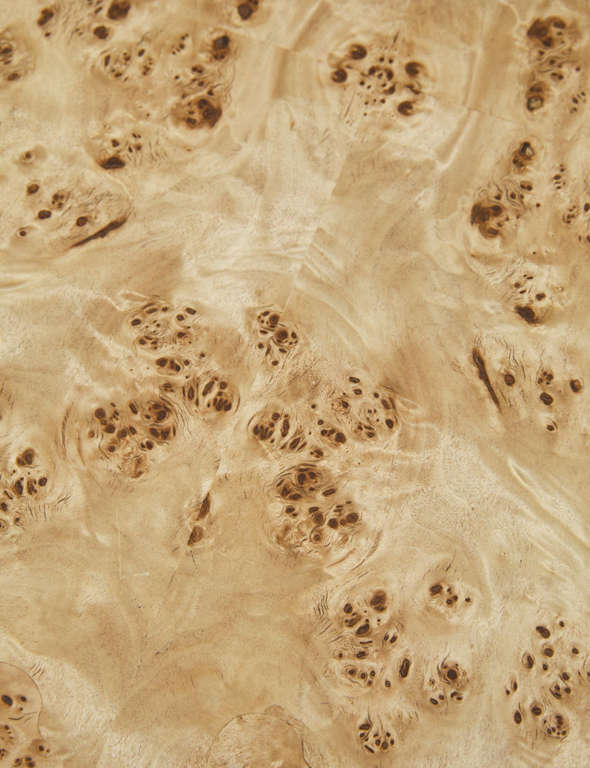 | Natural wood pattern on the Chloe Burl Wood Side Table