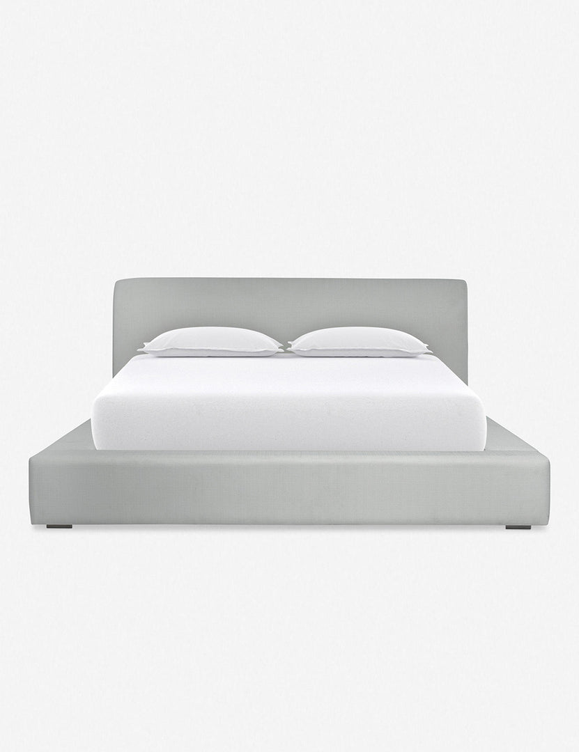 #size::queen #size::king #size::cal-king #color::gray | Clayton gray upholstered platform bed