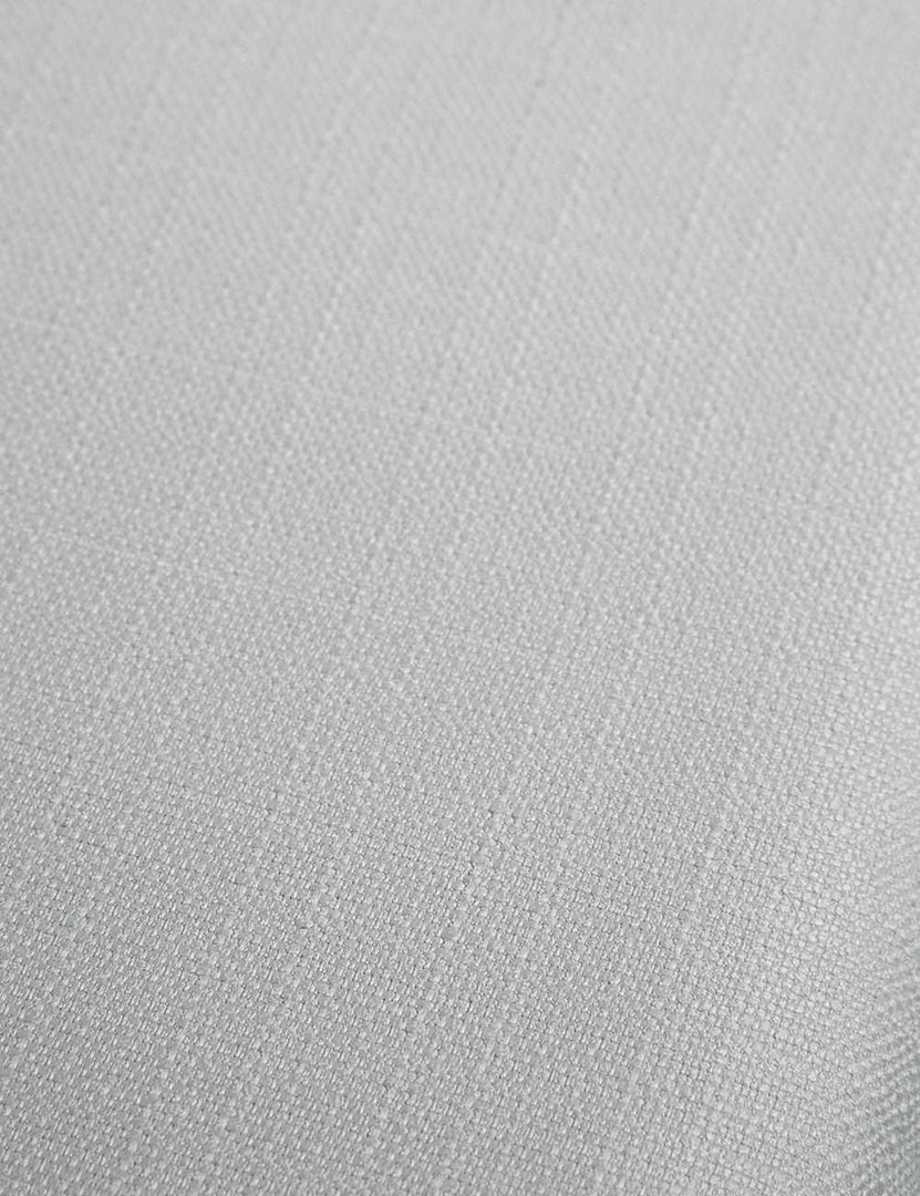#size::queen #size::king #size::cal-king #color::gray | Detailed-shot of the texture of the upholstered fabric on the Clayton gray upholstered platform bed