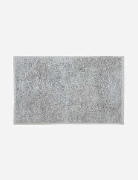 #color::fog | Cloud loom sustainable light gray bath mat by coyuchi