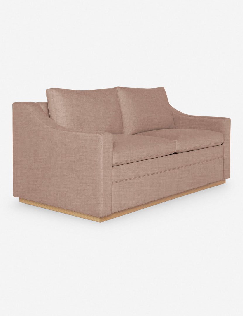 #size::king #color::apricot-linen #size::queen | Angled view of the Coniston Apricot Linen Sleeper Sofa