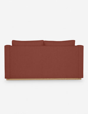 Back of the Coniston Terracotta Linen Sleeper Sofa