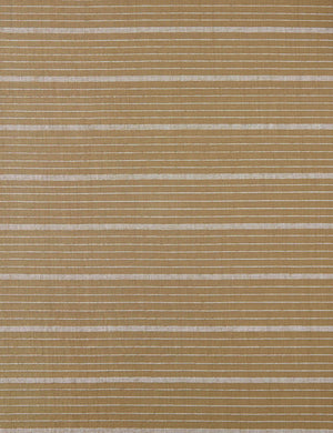 Cusco Stripe Fabric Swatch, Sand by Kufri