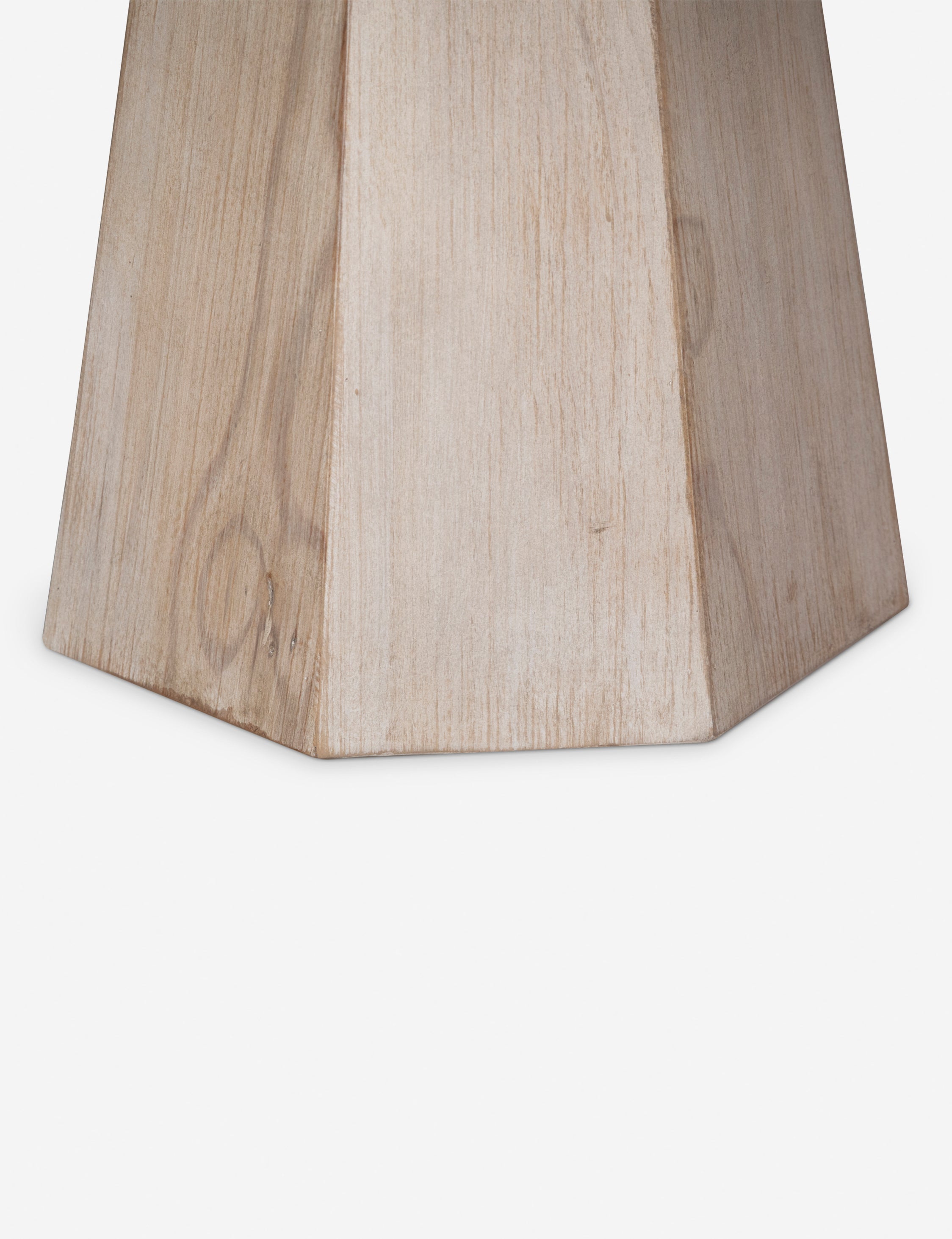 Mays Minimalist Round Light Wood Dining Table