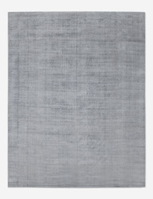 Dylan solid gray plush area rug