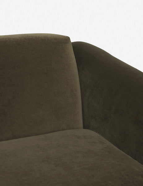 #color::balsam | Inner corner of the Eleanor balsam green velvet sofa