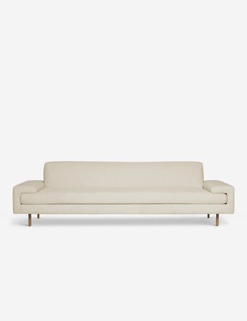 #color::natural #size::72-W #size::84-W #size::96-W #size::108-W | Estee natural linen upholstered sofa with wooden dowel legs
