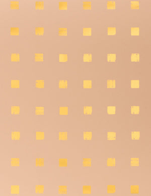 Chalet Wallpaper Swatch by Kelly Wearstler, Coral