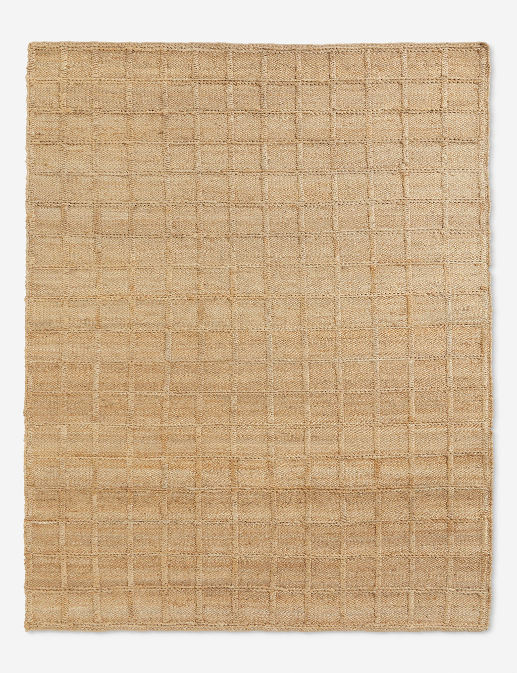 Harper Braided Jute Grid Rug by Jake Arnold