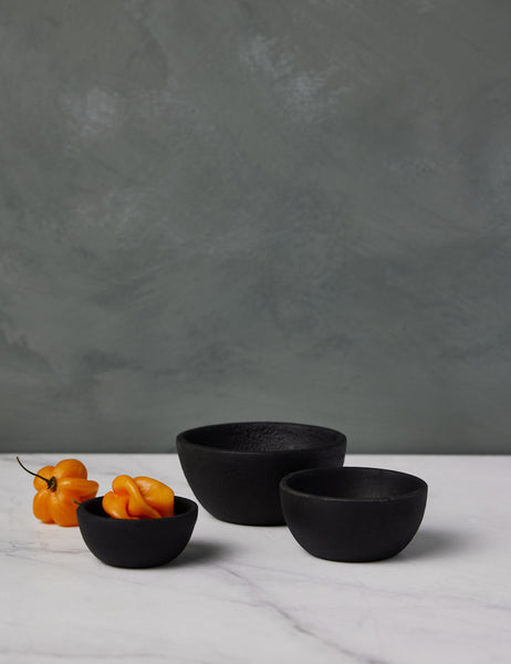 | Simple Cast Iron Bowls (Set of 3) by Hawkins New York