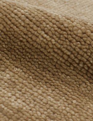 Moss gray wool material on the heritage rug