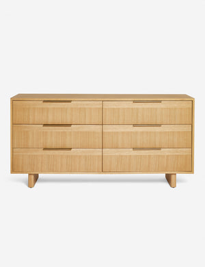 Hillard White Oak 6-Drawer Dresser Hillard White Oak 6-Drawer Dresser