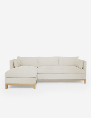 Hollingworth left facing Taupe Boucle Sectional Sofa by Ginny Macdonald