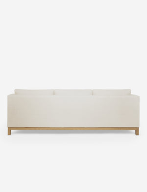 Back of the Hollingworth Taupe Boucle sectional sofa
