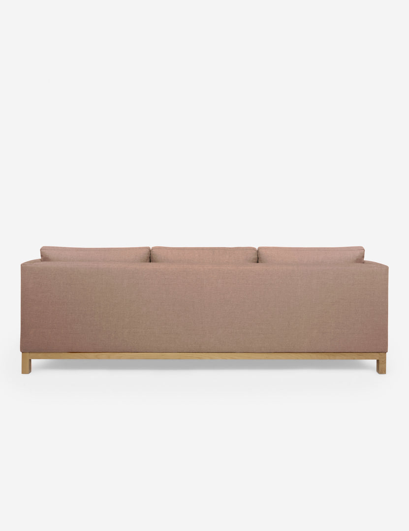 #color::apricot-linen #configuration::left-facing #size::96--x-37--x-33- | Back of the Hollingworth Apricot Linen sectional sofa