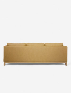 Back of the Hollingworth Camel Linen sectional sofa