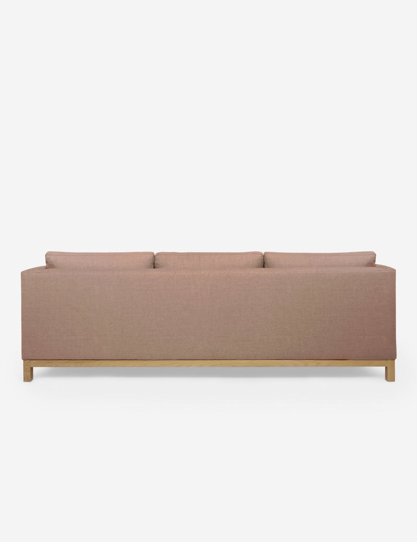 #color::apricot-linen #configuration::right-facing #size::96--x-37--x-33- | Back of the Hollingworth Apricot Linen sectional sofa