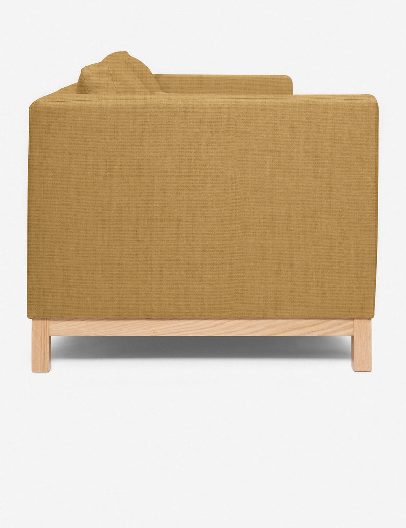 #size::84-W #size::96-W #color::camel-linen | Side of the Camel Linen Hollingworth Sofa