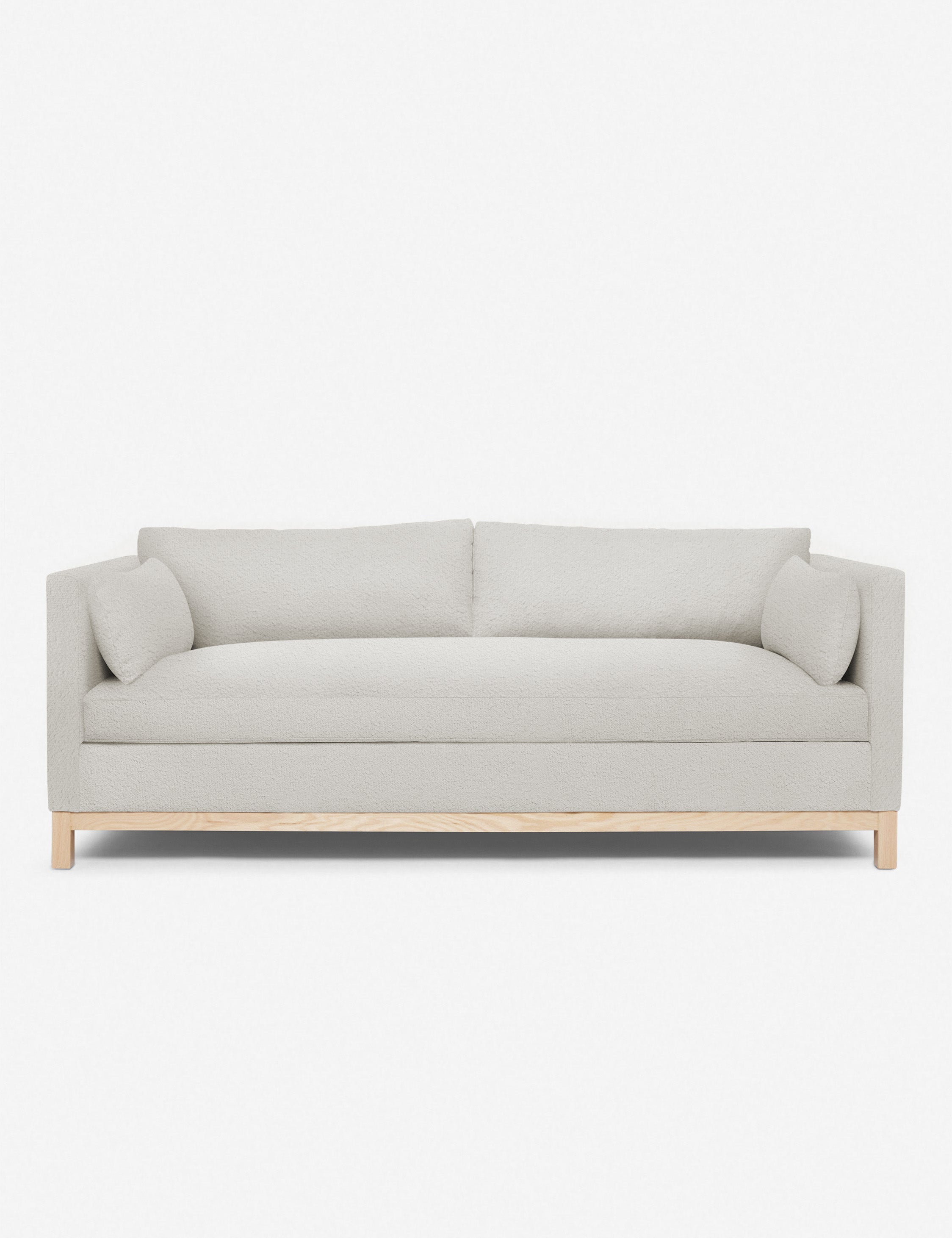 #size::84-W #size::96-W #color::taupe-boucle | Taupe Boucle Hollingworth Sofa by Ginny Macdonald