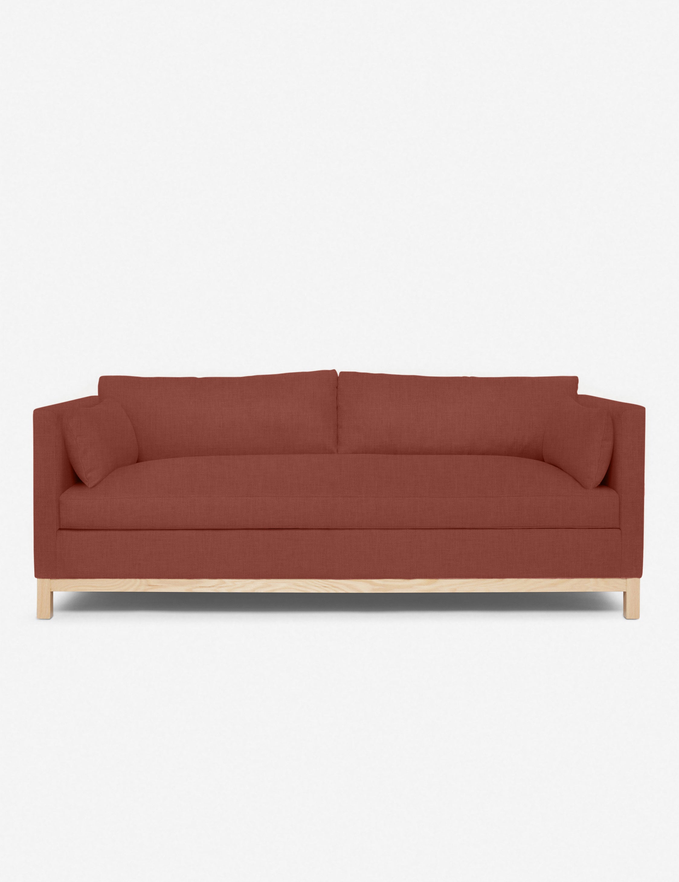 #size::84-W #size::96-W #color::terracotta-linen | Terracotta Linen Hollingworth Sofa by Ginny Macdonald