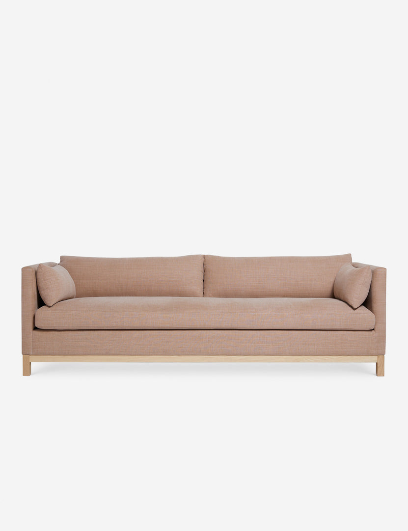 #size::84-W #size::96-W #color::apricot-linen | Apricot Linen Hollingworth Sofa by Ginny Macdonald