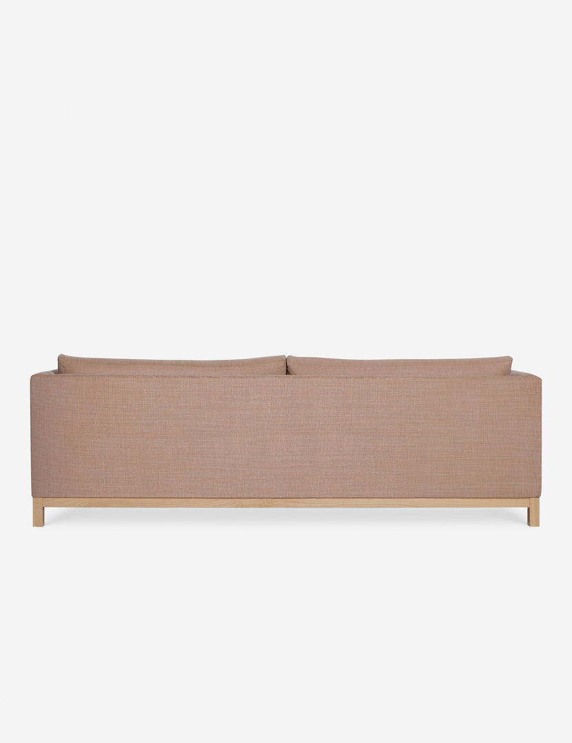 #size::84-W #size::96-W #color::apricot-linen | Back of the Apricot Linen Hollingworth Sofa