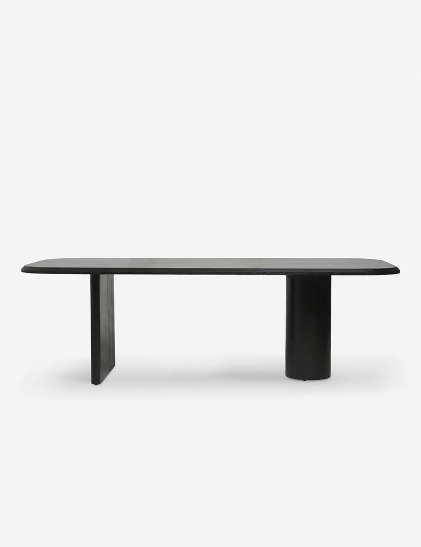 #color::black #size::96-W | Archer Black Rectangular Dining Table