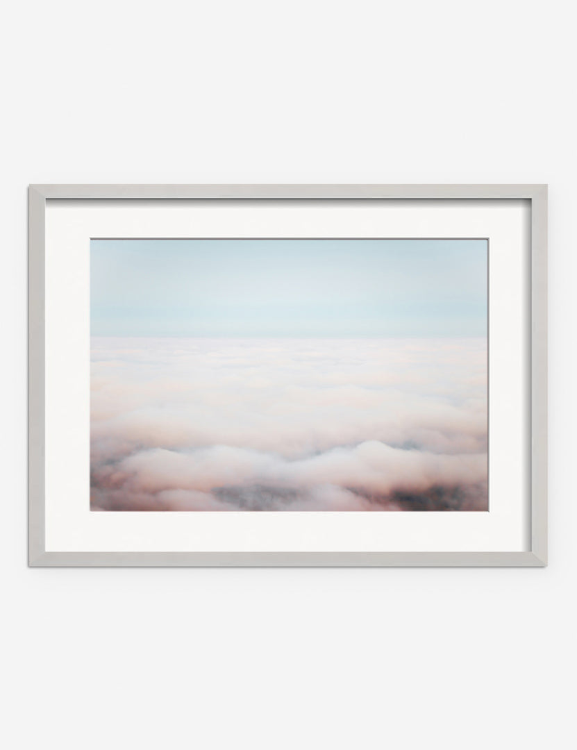 #frame-option::framed #color::silver #size::175--x-135- #size::295--x-215- #size::355--x-255- #size::415--x-295- | Dream Clouds Photography Print in a silver frame