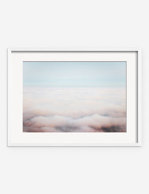 Dream Clouds Photography Print in a white frame