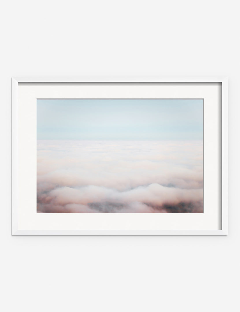 #frame-option::framed #color::white #size::175--x-135- #size::295--x-215- #size::355--x-255- #size::415--x-295- | Dream Clouds Photography Print in a white frame