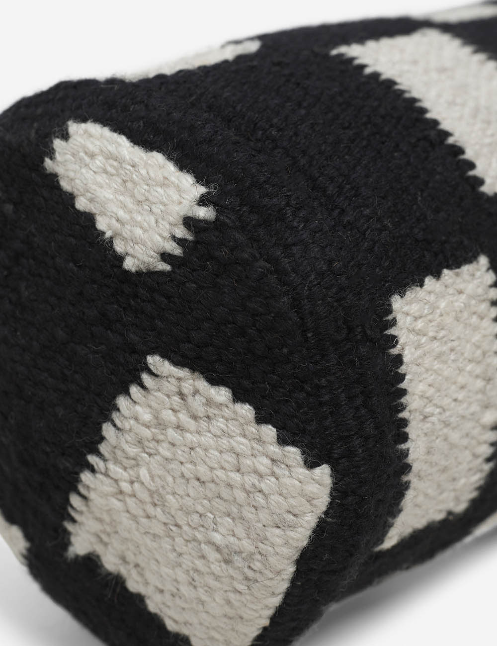 Irregular Checkerboard Bolster Pillow - Thumbnail 4