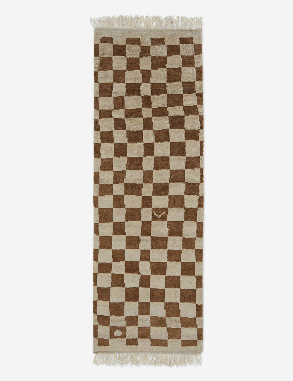 Sarah Sherman Samuel Irregular Checkerboard Wool Rug